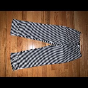 Gray Bandit Striped Pants. Size Small